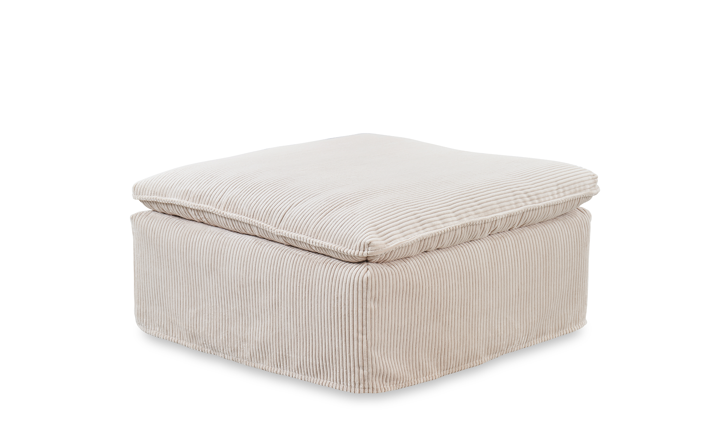 DOVER Grand Deluxe Fotskammel Manchester Offwhite - Sofaer - Fotskamler - Sofasandmore