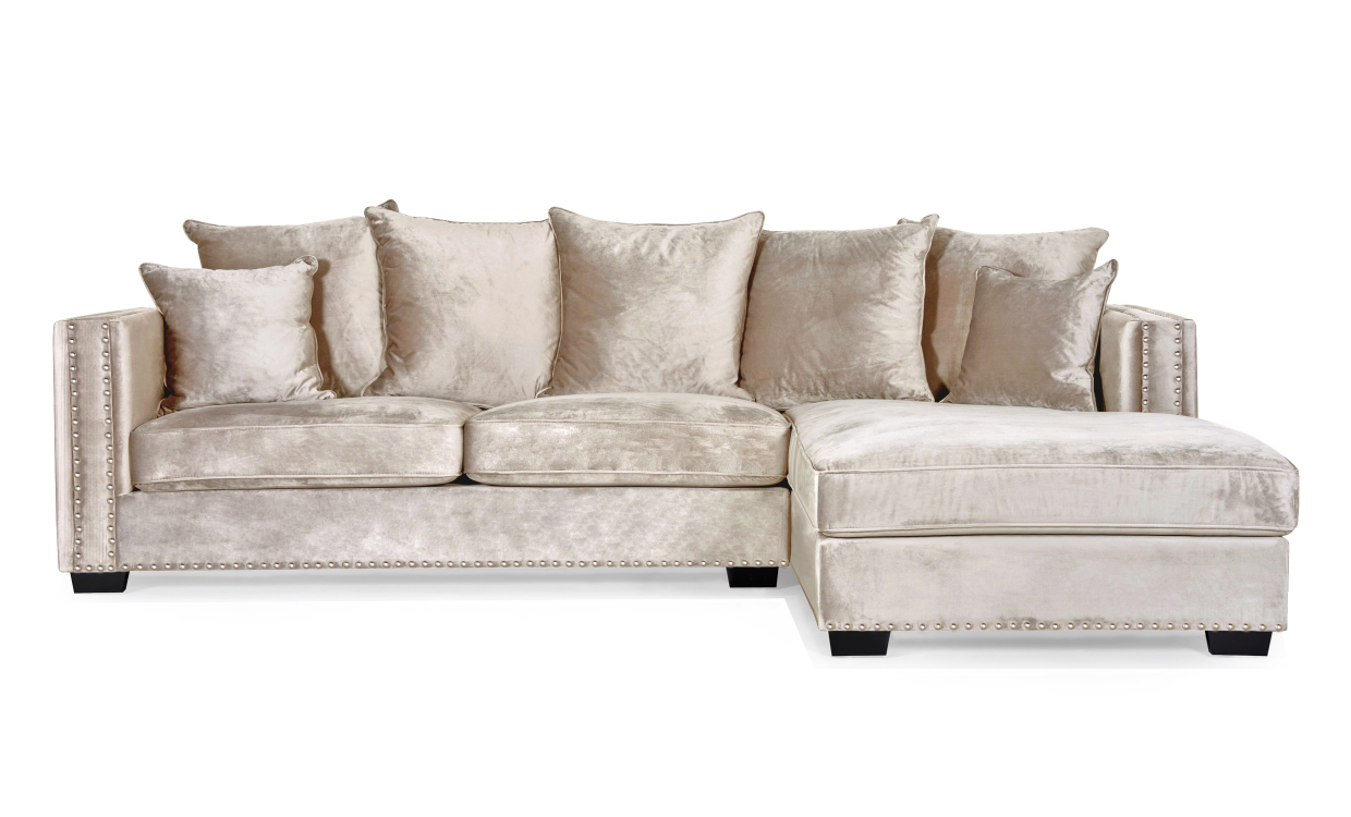 Bilde av MANHATTAN Divansofa Høyre Beige