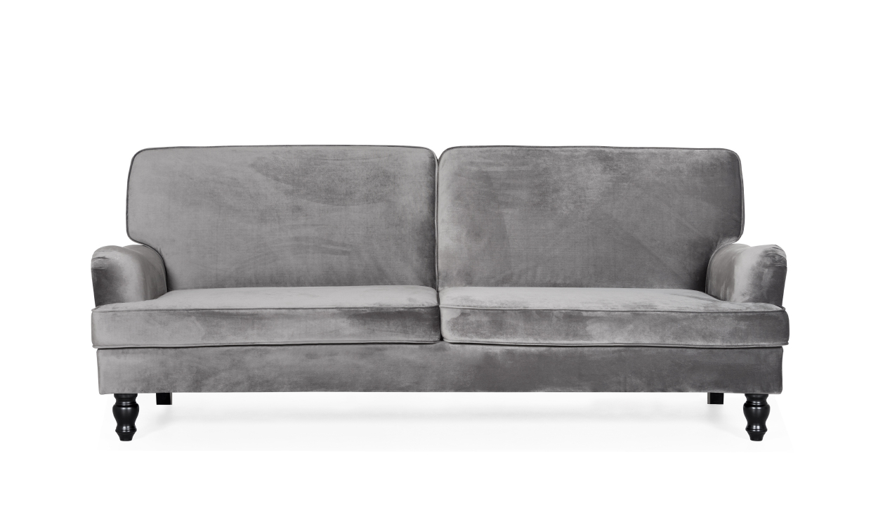 HOWARD Sovesofa Velvet Grå