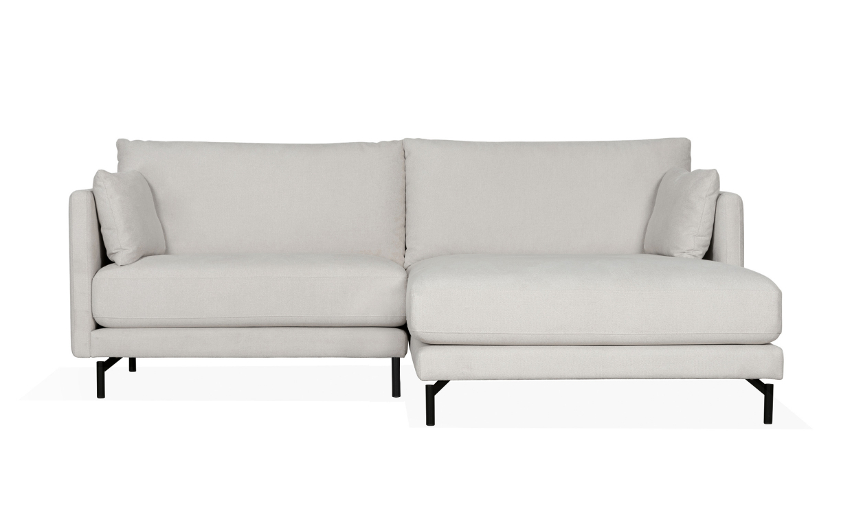 LINDE Divansofa Høyre Beige