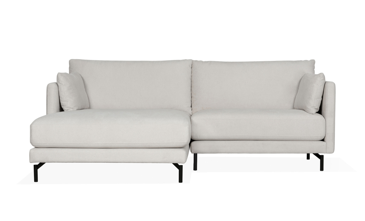 LINDE Divansofa Venstre Beige