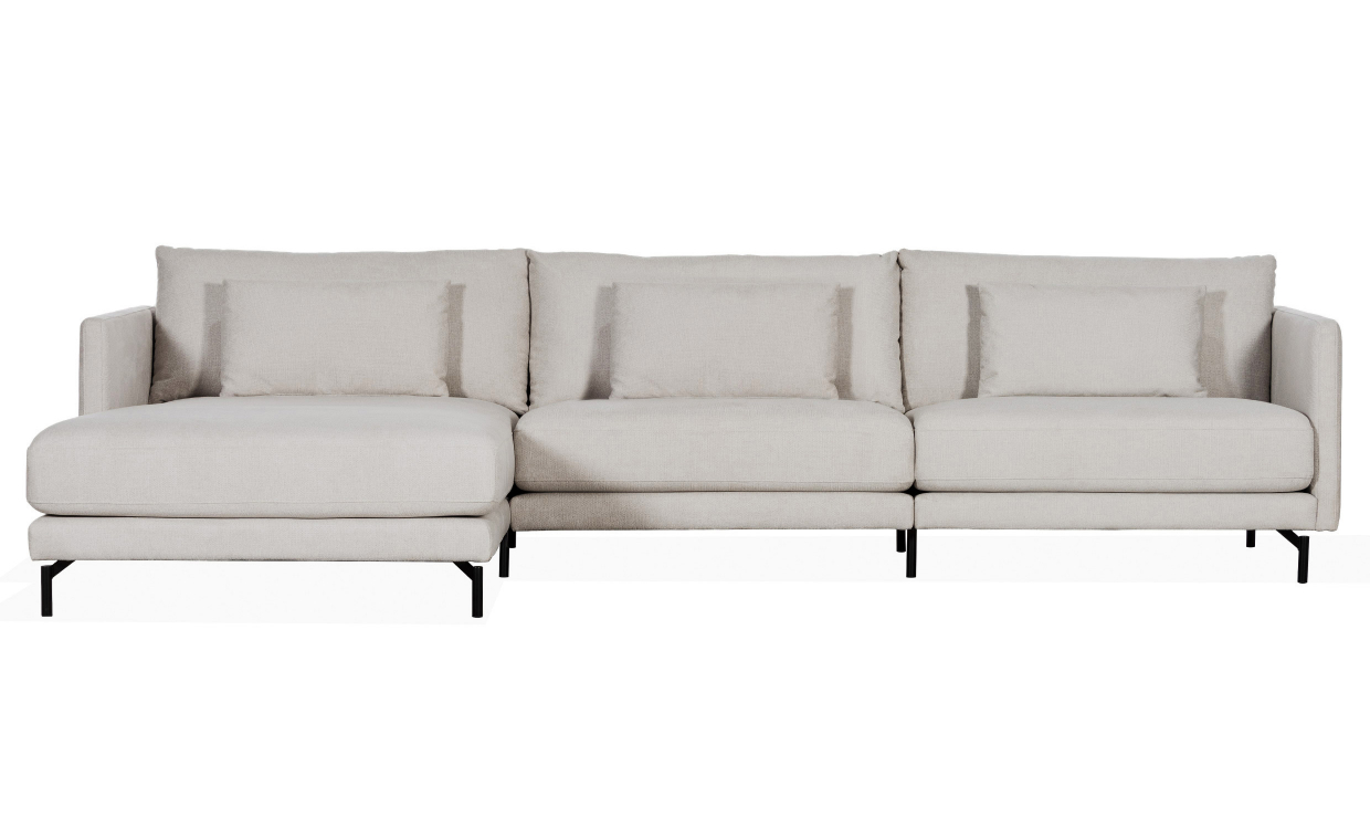 Bilde av LINDE Divansofa Stor Venstre Beige