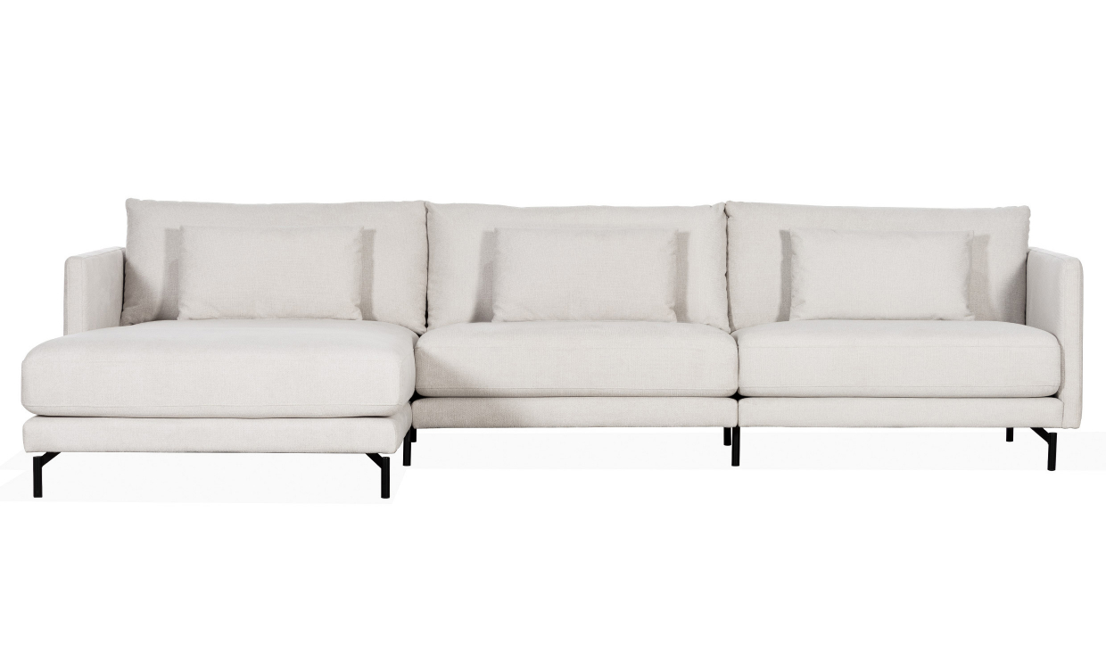 Bilde av LINDE Divansofa Stor Venstre Offwhite
