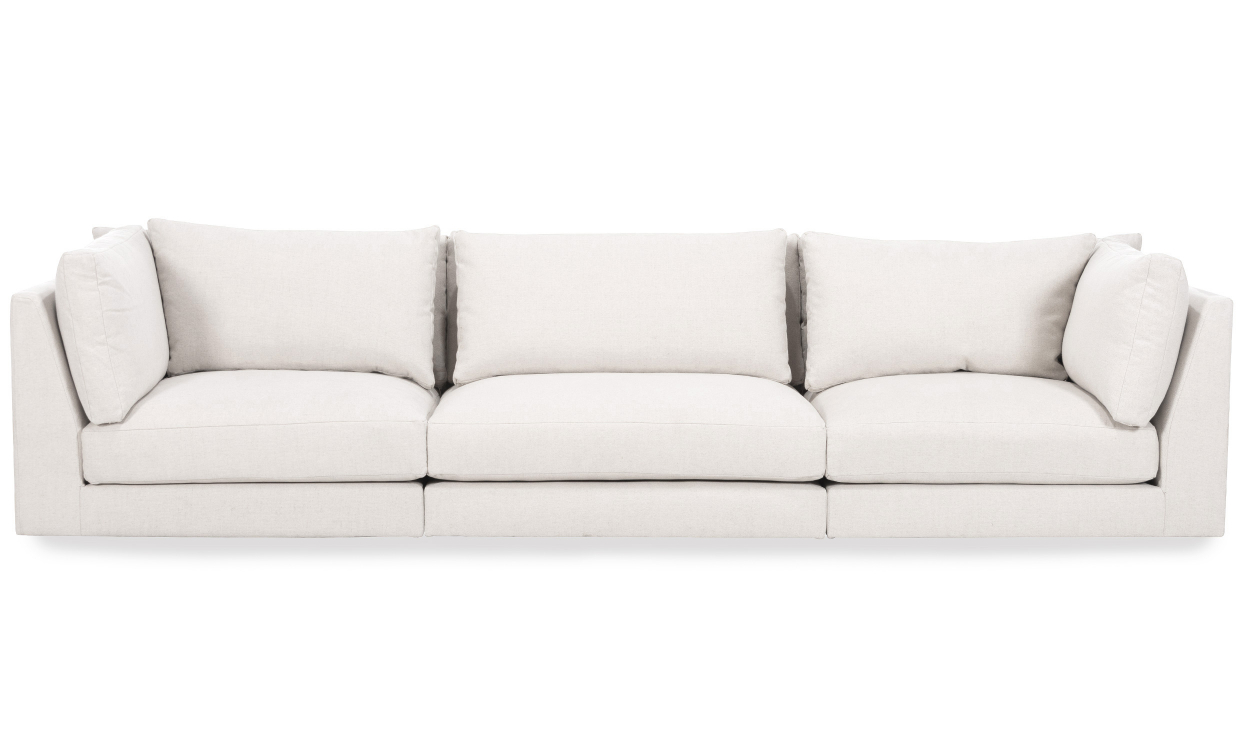 LYON 4-seters modulsofa Hvit