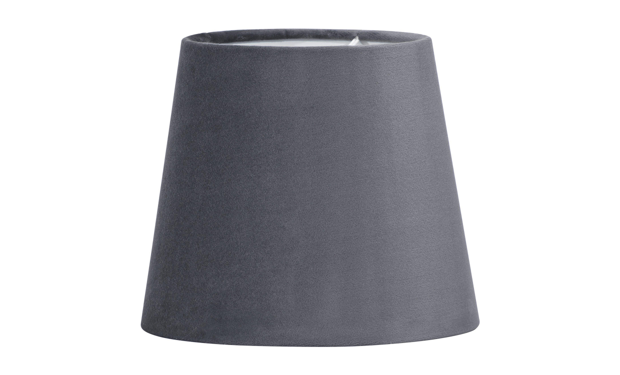 Bilde av MIA Lampeskjerm Velvet Grey H17