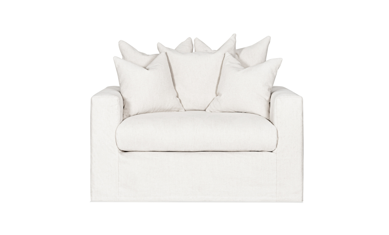 MONACO Premium Lenestol Hvit - Lenestoler - Sofasandmore