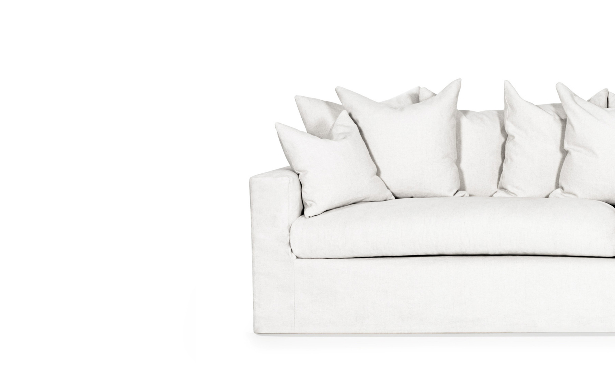 TREKK Monaco Premium 4-seters sofa Hvit - Klær - Sofasandmore