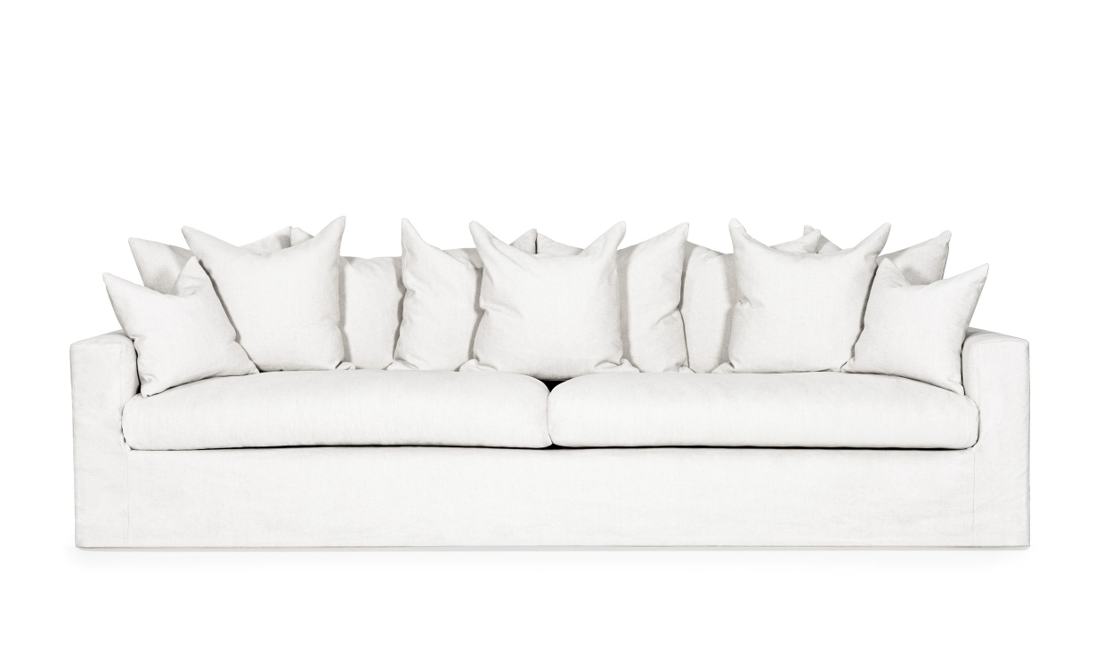 MONACO Premium 4-seters sofa Hvit