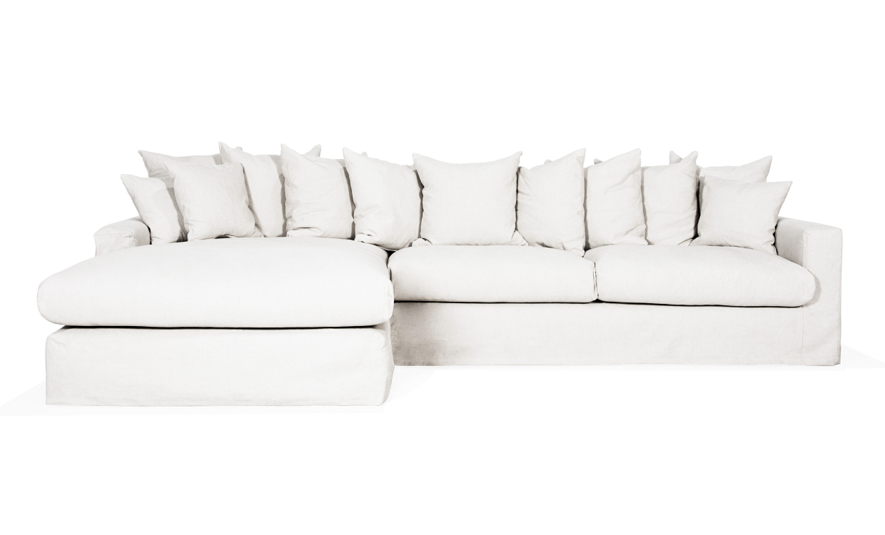 MONACO Premium Sofa Venstre Hvit