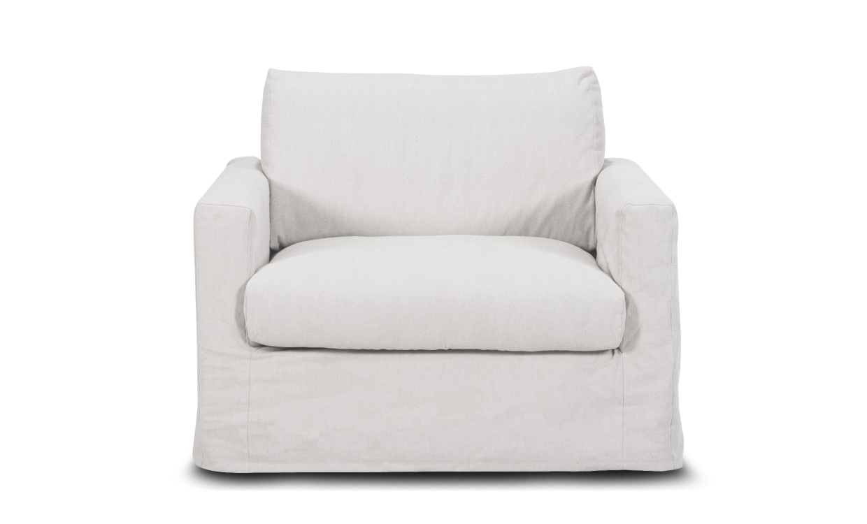 MAXIME Lenestol Hvit - Lenestoler - Sofasandmore