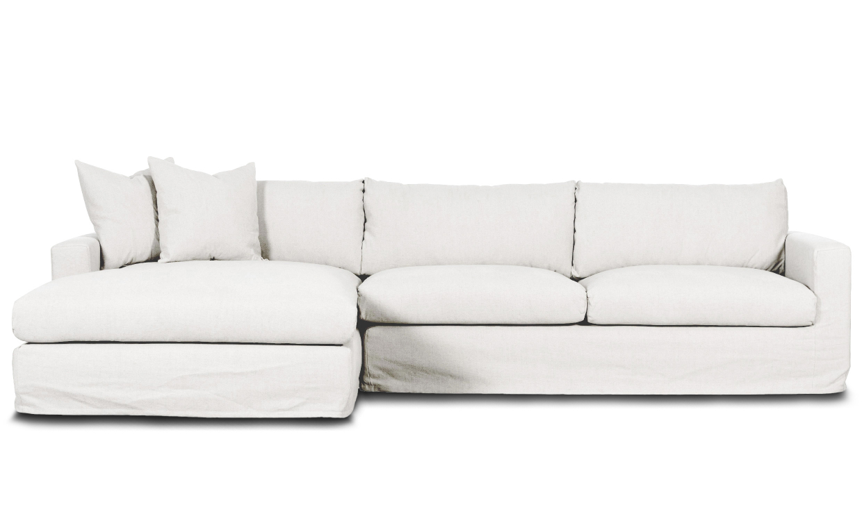 MAXIME Sofa venstre Hvit - Sofaer - Divansofaer - Sofasandmore