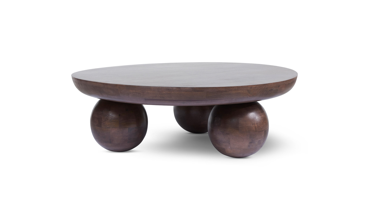 MIRA Bord Brun - Sofabord - Rundt salongbord - Sofasandmore