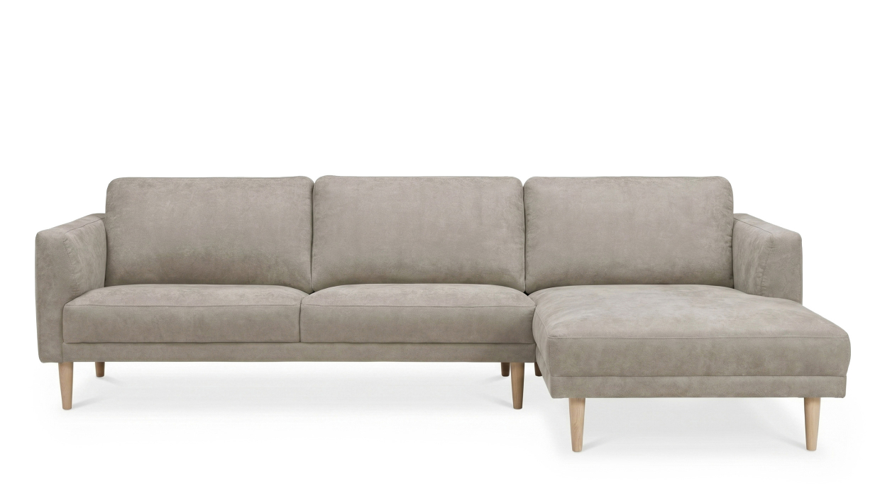 Bilde av PORTOFINO Divansofa Höger Mørk beige Eikben