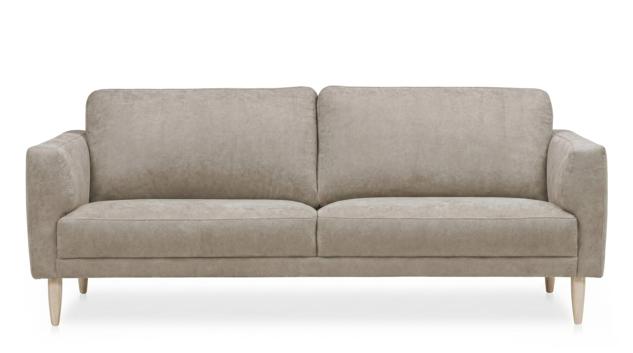Bilde av PORTOFINO 3-seters sofa Mørk beige Eikben