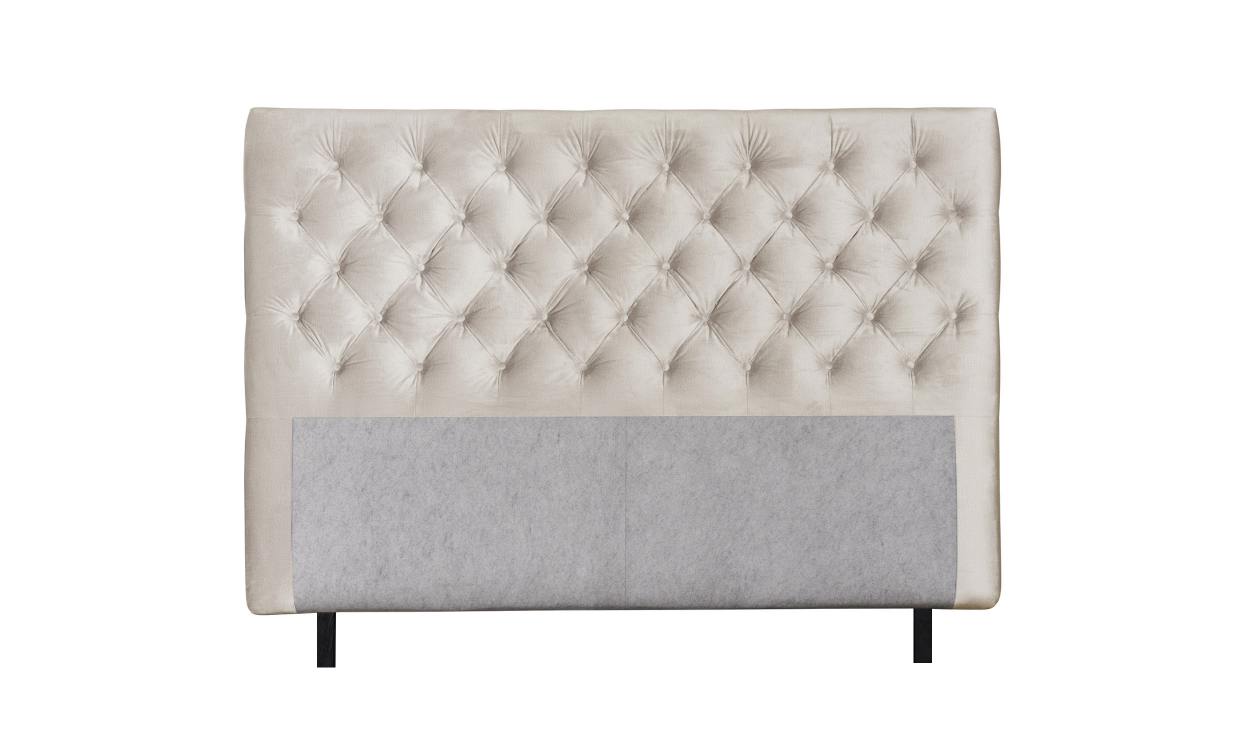 Bilde av OPERA 160 Sengegavl Fløyel Beige