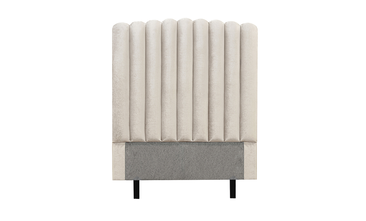 Bilde av PRIMO HIGH 120 Sengegavl Fløyel Beige