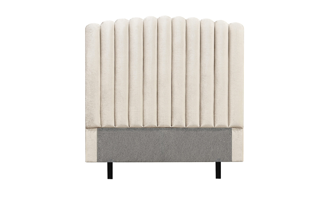 Bilde av PRIMO HIGH 140 Sengegavl Fløyel Beige