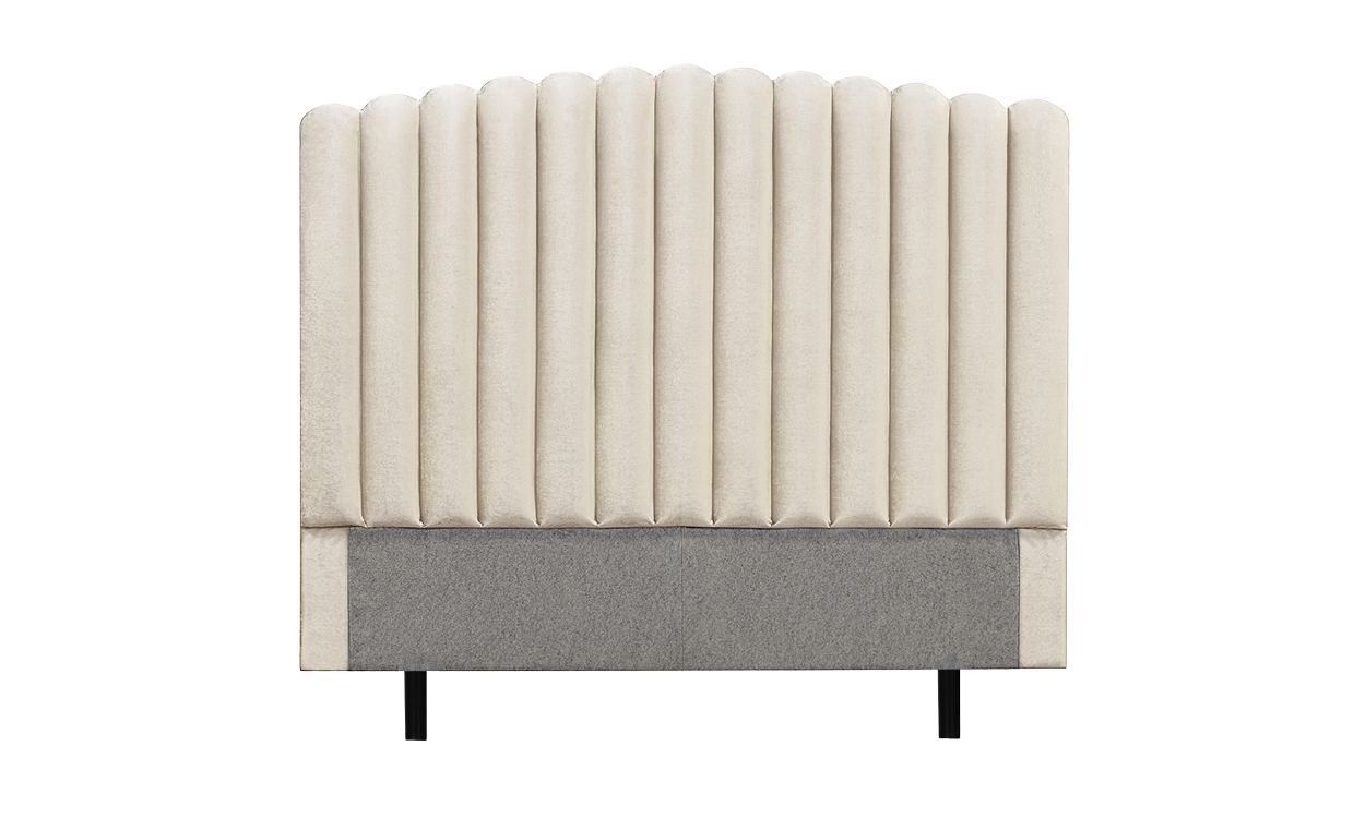 Bilde av PRIMO HIGH 160 Sengegavl Fløyel Beige