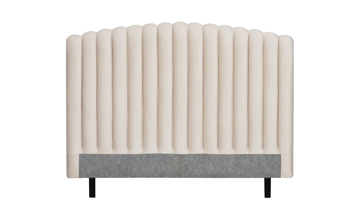 Bilde av PRIMO HIGH 180 Sengegavl Fløyel Beige