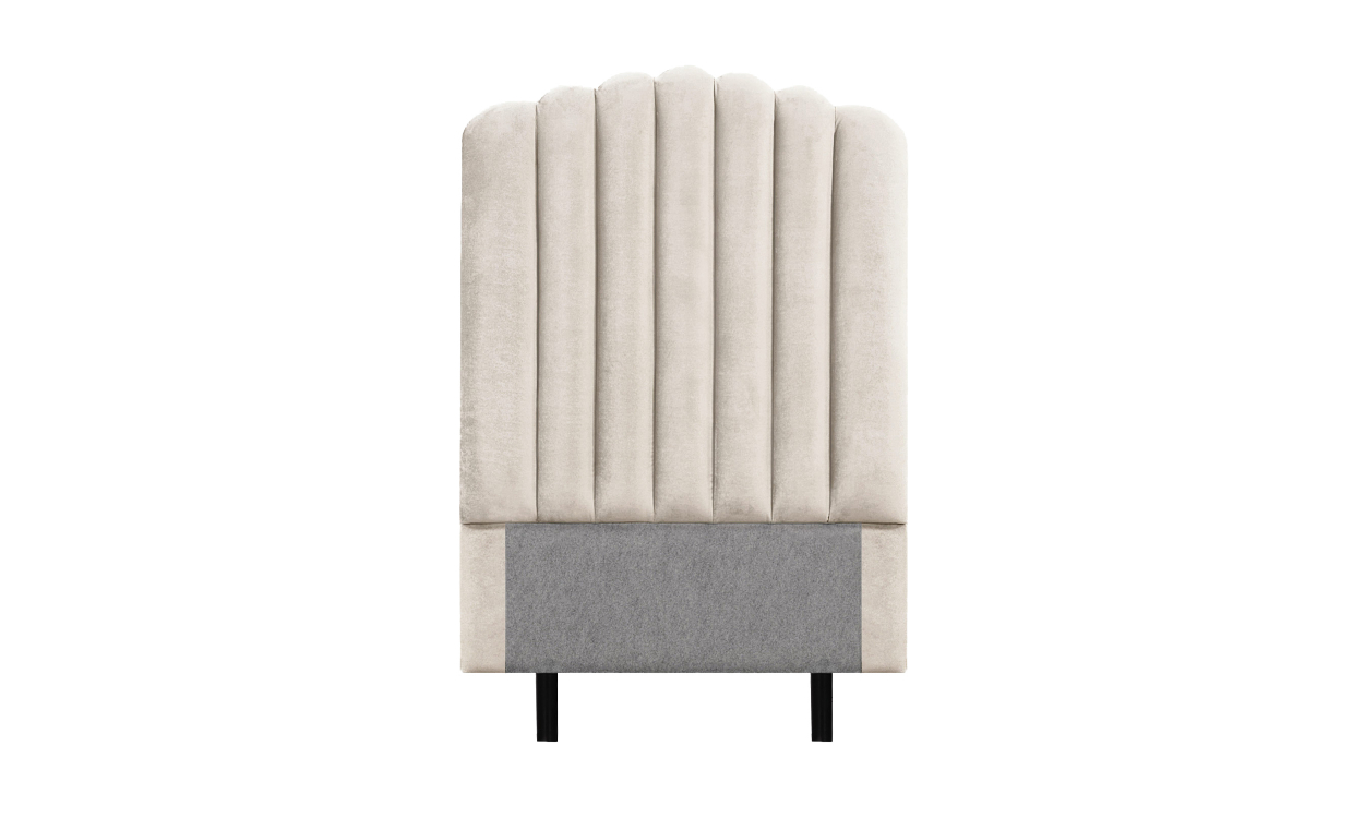 Bilde av PRIMO HIGH 90 Sengegavl Fløyel Beige