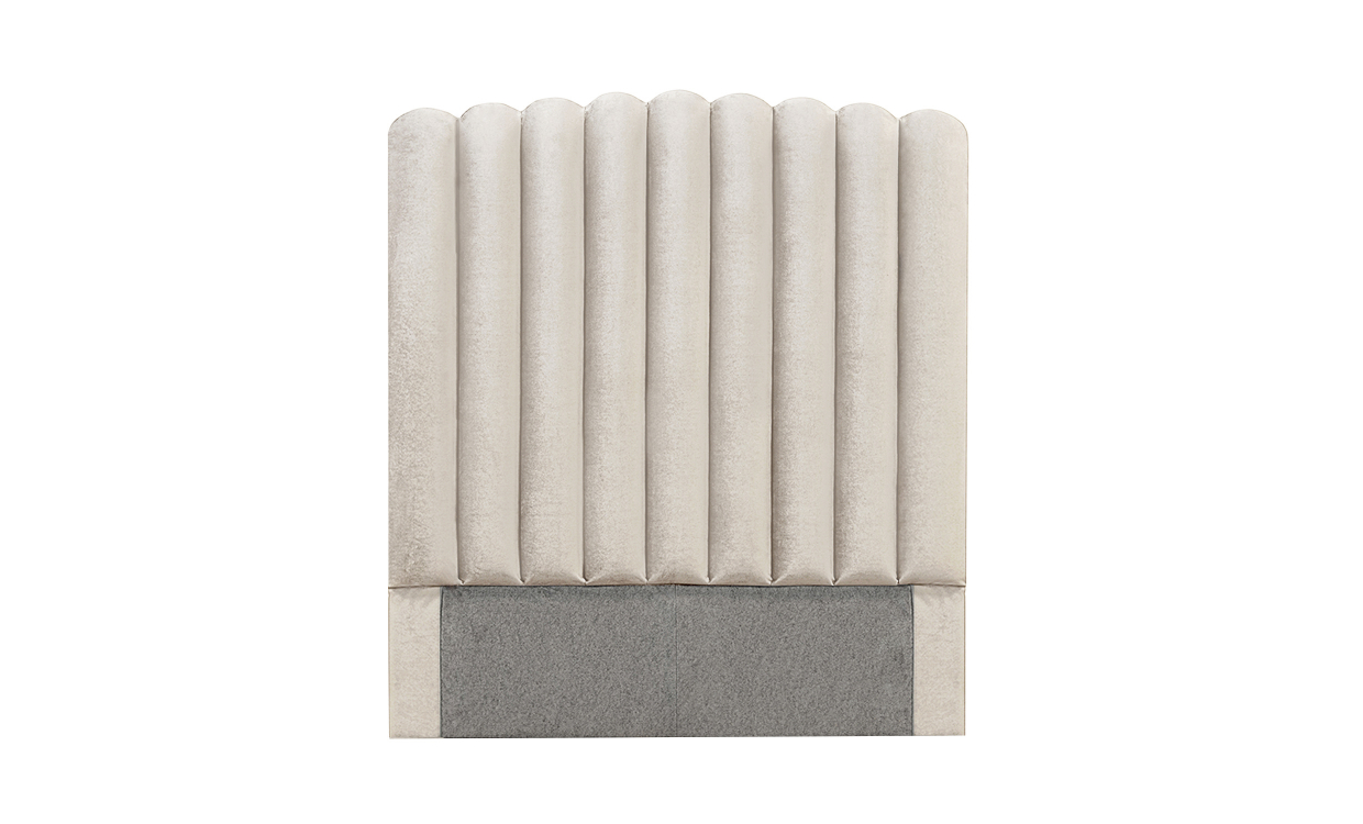 Bilde av PRIMO 120 Sengegavl Fløyel Beige