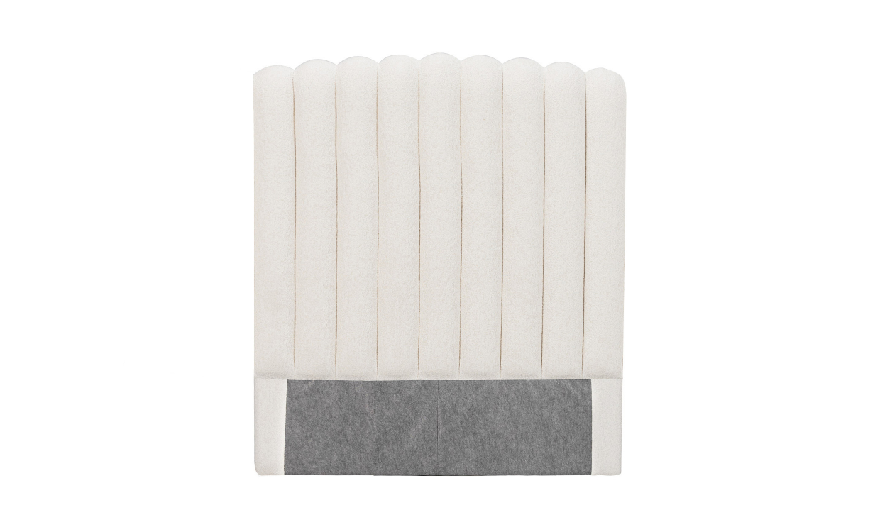 Bilde av PRIMO 120 Sengegavl Bouclé Offwhite