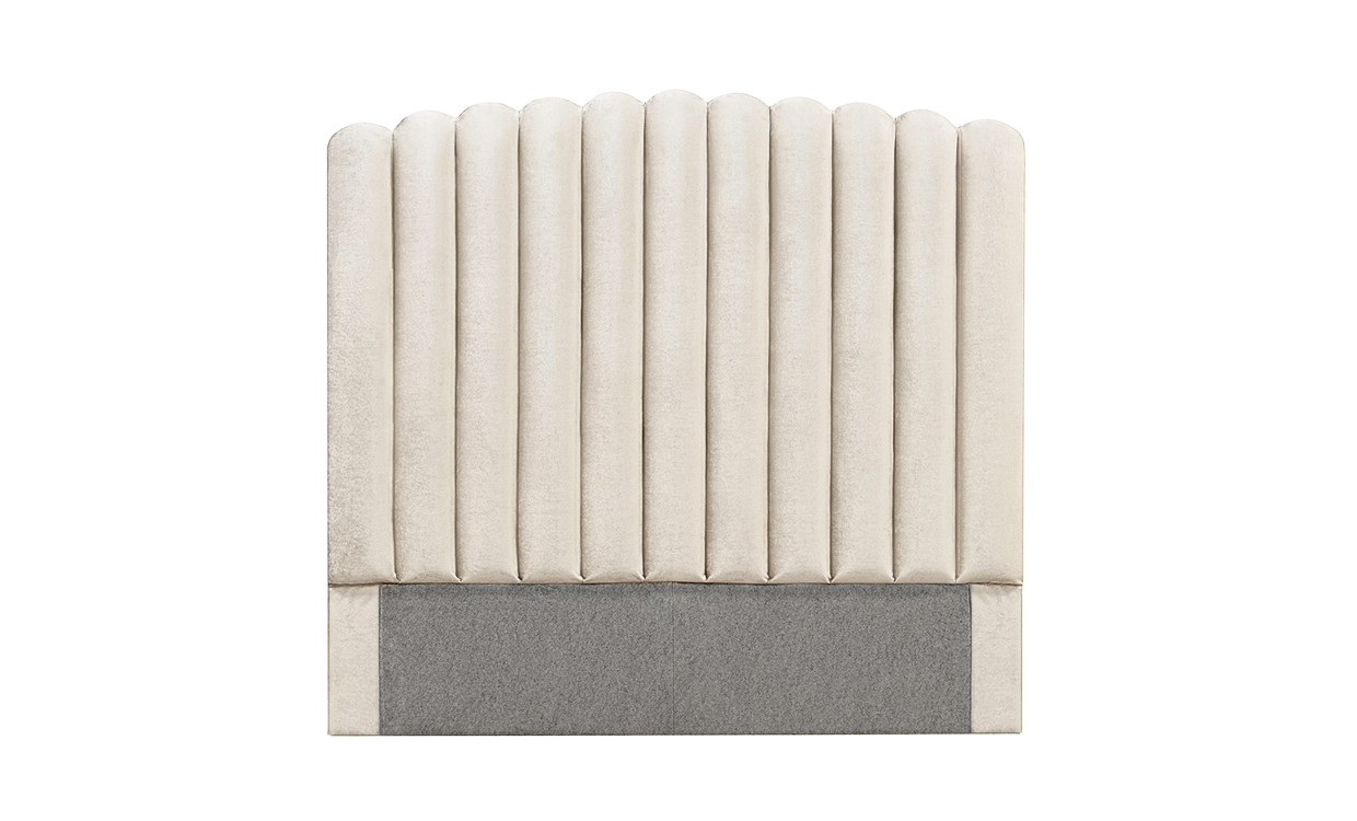 Bilde av PRIMO 140 Sengegavl Fløyel Beige