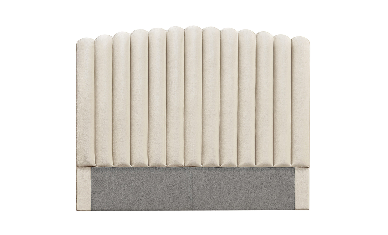 Bilde av PRIMO 160 Sengegavl Fløyel Beige