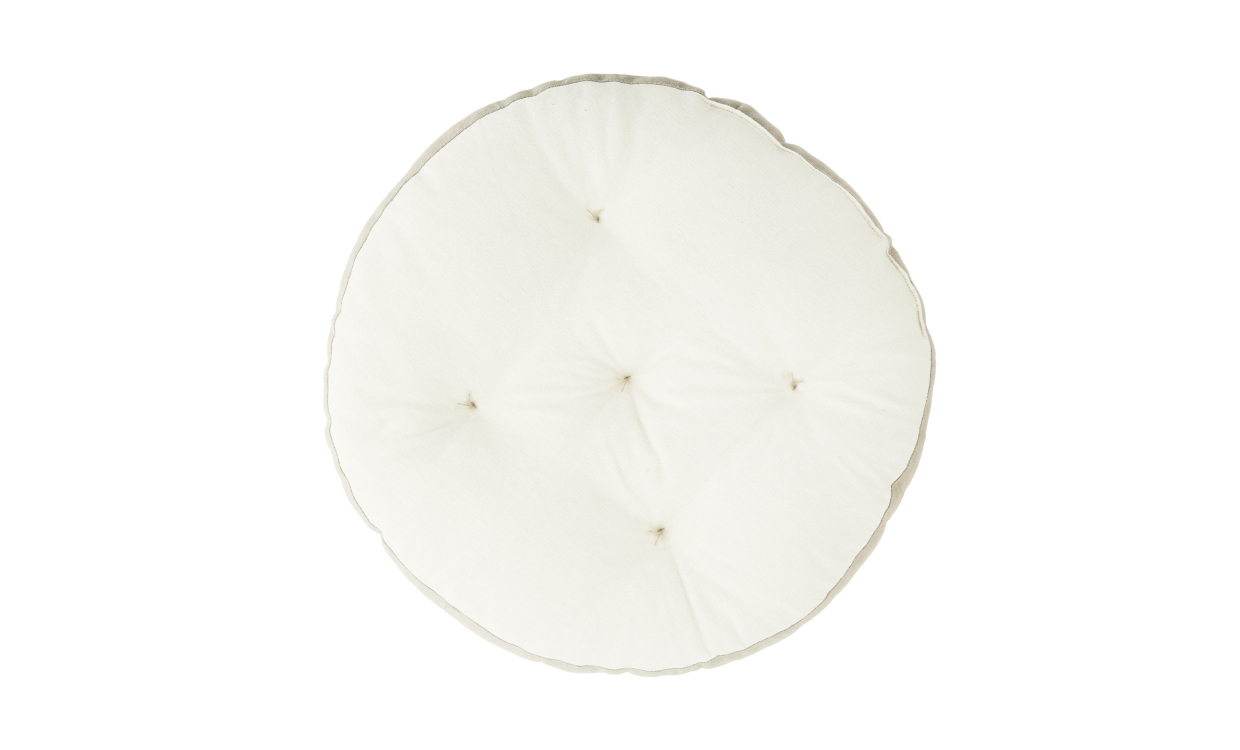 PUTE Rund D40 Offwhite/Taupe - Utemøbler - Sitteputer og puter - Sofasandmore