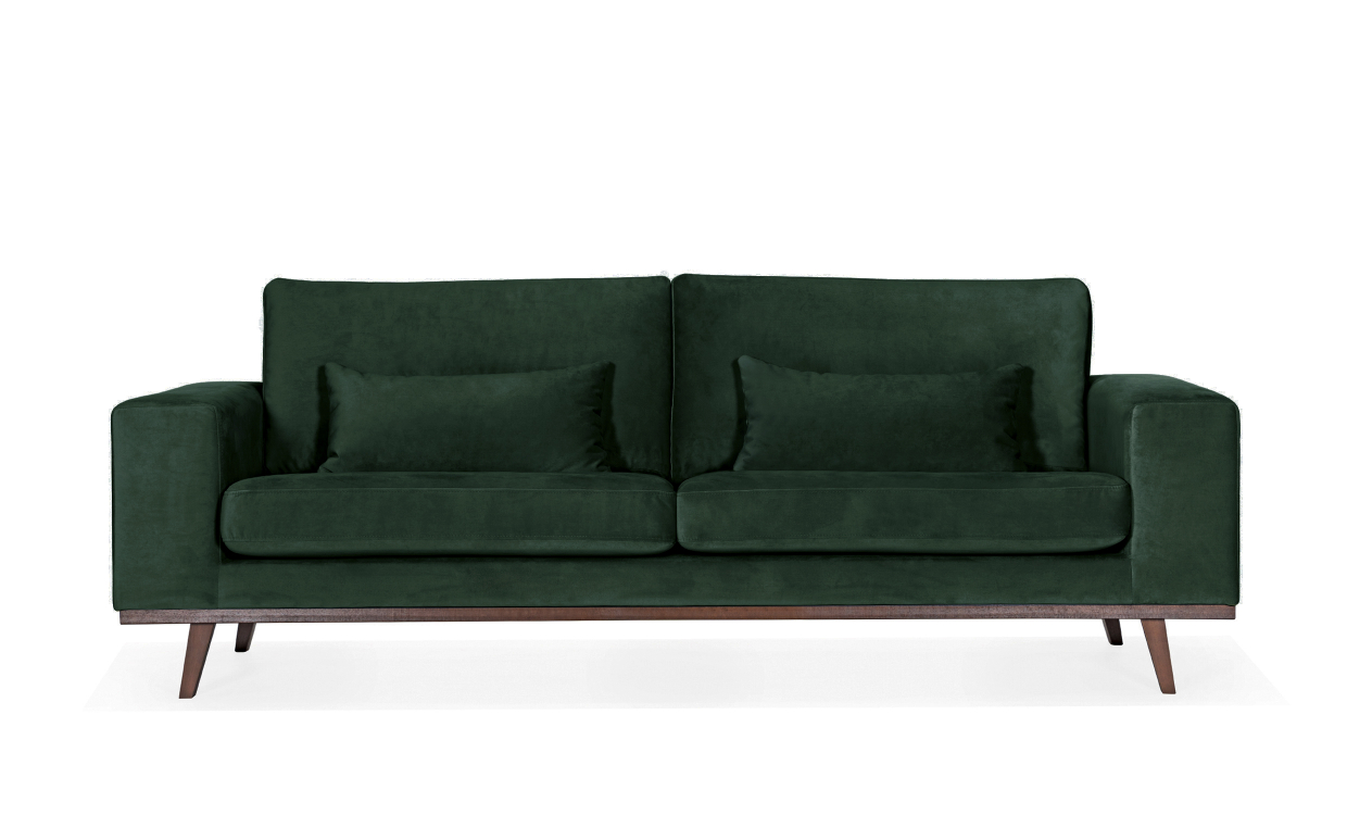 STOCKHOLM 3-seters sofa Velvet Edition Grønn