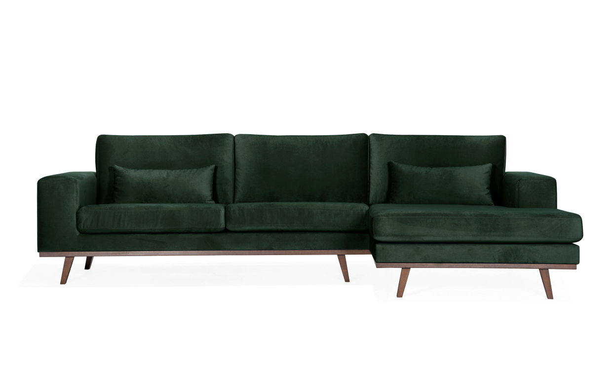 Bilde av STOCKHOLM Divansofa Høyre Velvet Edition Grønn