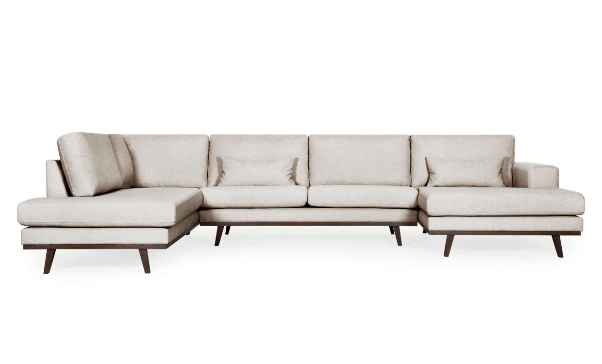 STOCKHOLM Fusion U-sofa Venstre Greige
