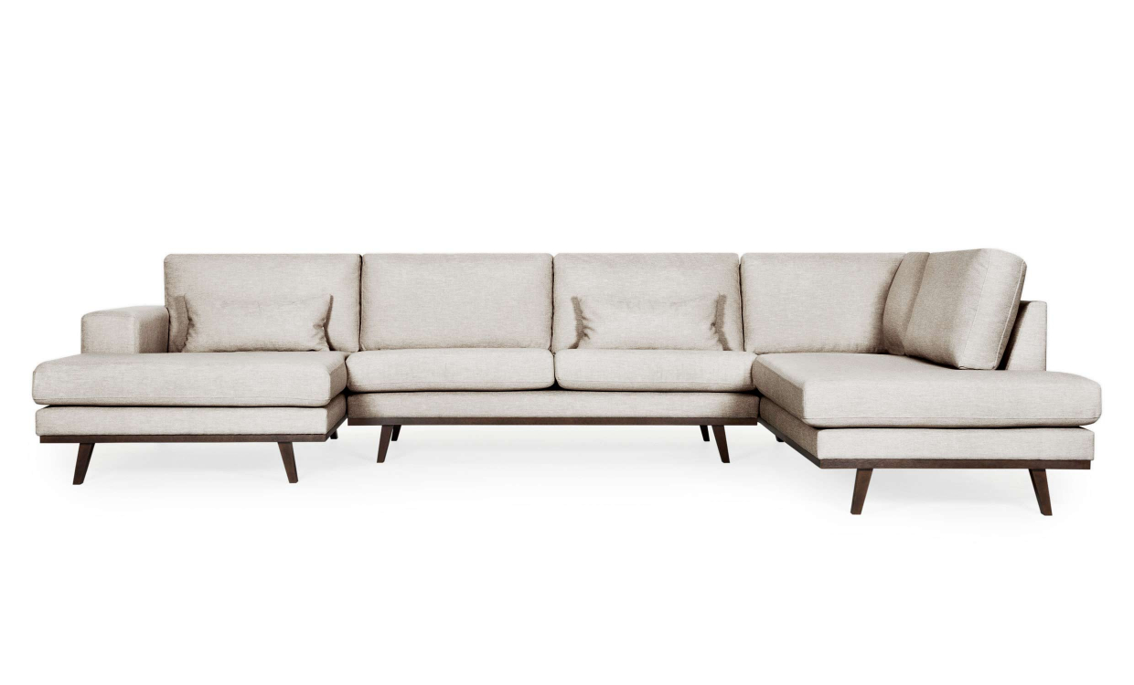 STOCKHOLM Fusion U-sofa Høyre Greige