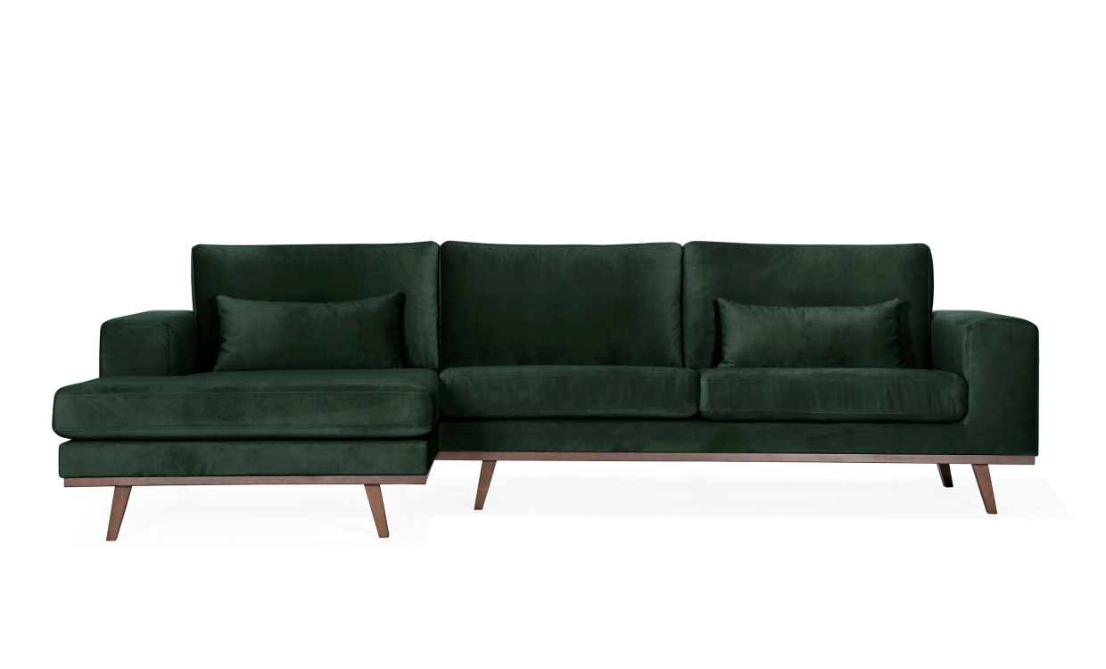 Bilde av STOCKHOLM Divansofa Venstre Velvet Edition Grønn