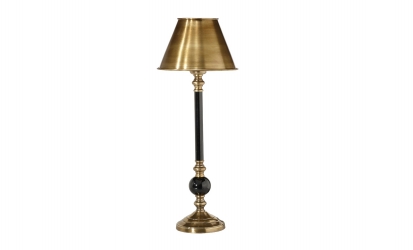 ABBEY Bordlampe Messing 48 cm