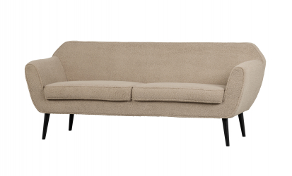 ROCCO 3-seters sofa Teddy Sand