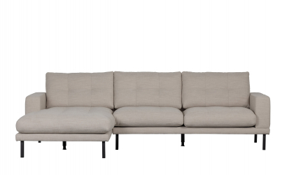 RIVER Divansofa venstre Beige