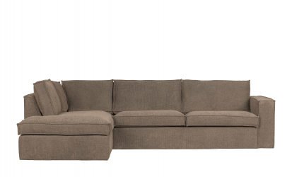 FREDDIE Sofa Venstre Brun