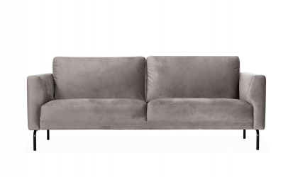 PORTOFINO 3-seters sofa Velvet Lys gr