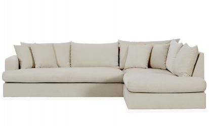 BOLNUEVO L-sofa Hyre Hel Pute Beige