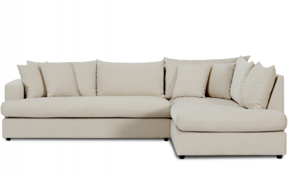 BOLNUEVO L-sofa Hyre Hel Pute Beige