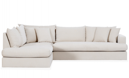 BOLNUEVO L-sofa Venstre Hel Pute Offwhite