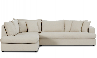 BOLNUEVO L-sofa Venstre Hel Pute Beige