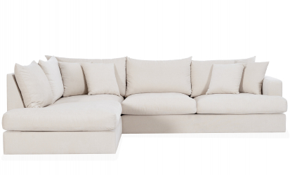 BOLNUEVO L-sofa Venstre Offwhite
