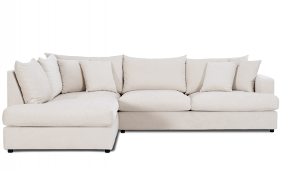 BOLNUEVO L-sofa Venstre Offwhite