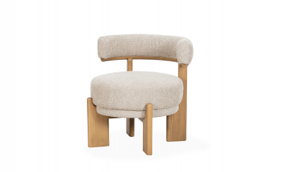 NODA Lenestol Offwhite/Natur