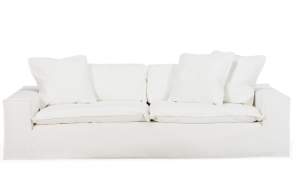 DOVER Grand Deluxe 4-seters sofa Hvit
