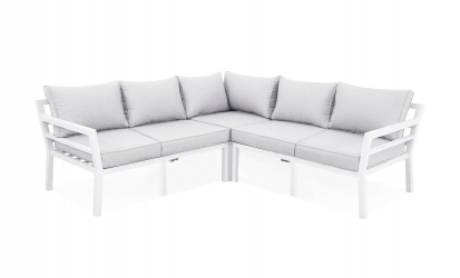 GRINDA Lounge sofa Gr/Hvit