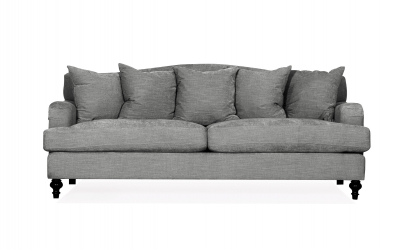 GRANTHAM 3-seters sofa Mrkegr