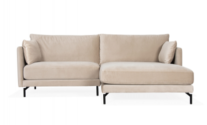 LINDE Sofa Hyre Velvet Greige